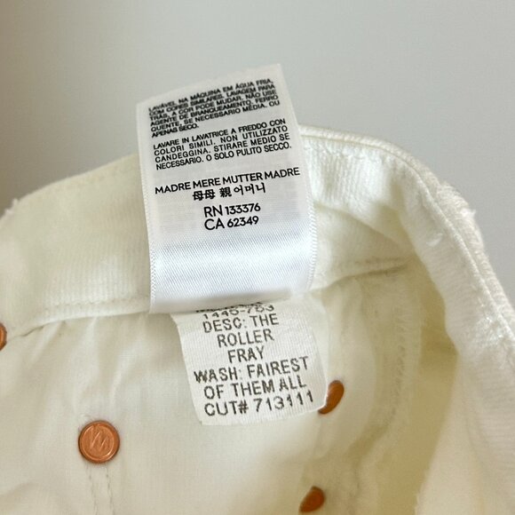 MOTHER The Roller High Rise Wide Leg Jeans in Fairest of Them All Size US 24 - Picture 10 of 15